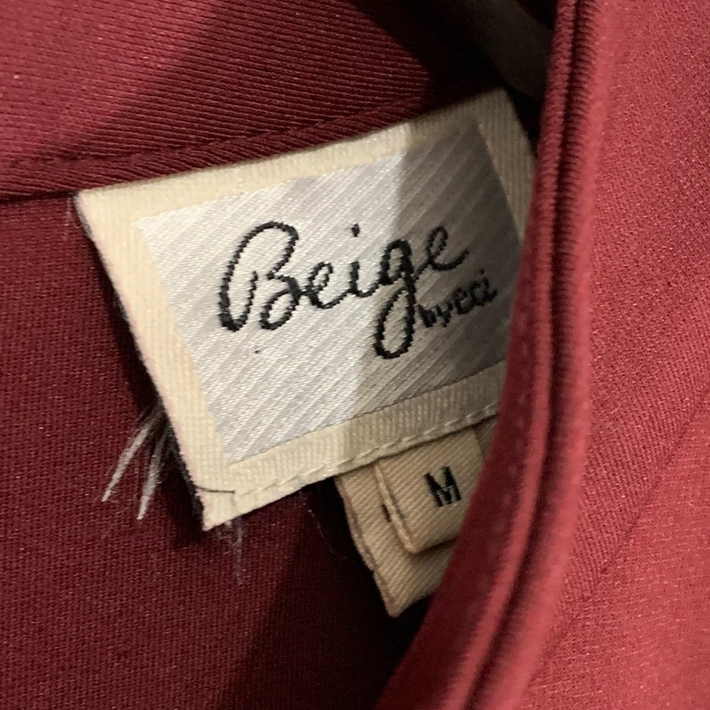 Beige by ECI Burgundy Dress! - Picture 4 of 6